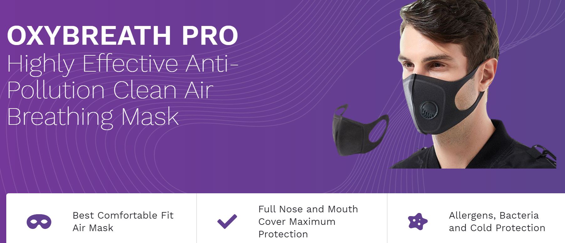 OxyBreath Pro Reviews 2020- Anti Pollution Mask Offer Price & Buy