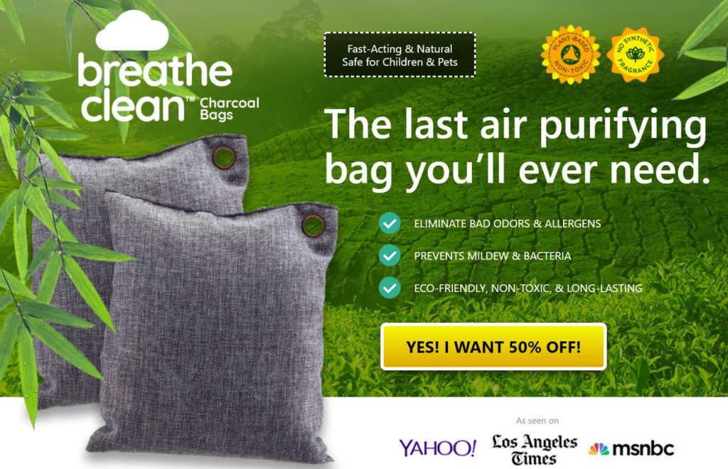 Breathe Clean Charcoal Bags