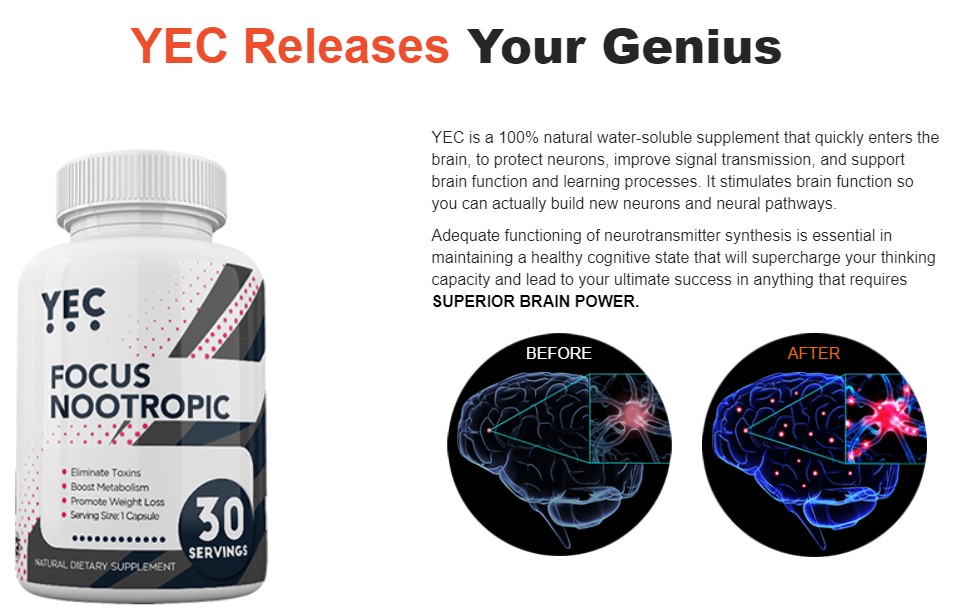 Yec Focus Nootropic Brain Pills