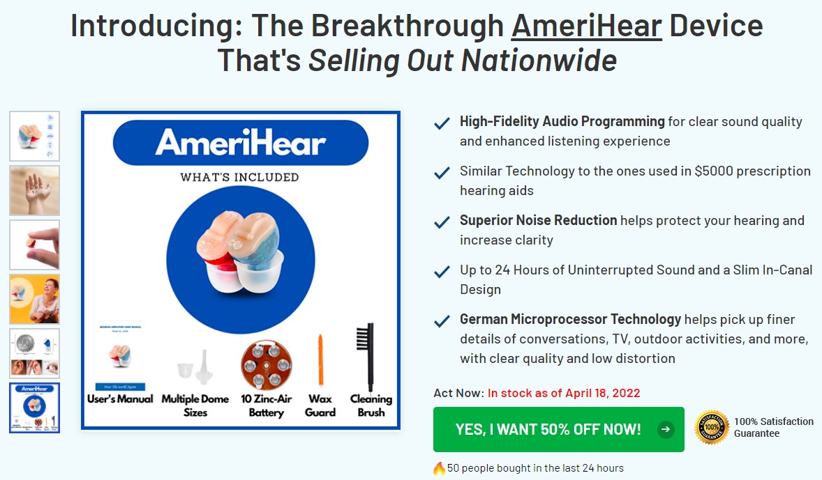  AmeriHear Hearing Aid